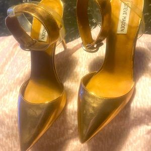 Rose gold strap he heals